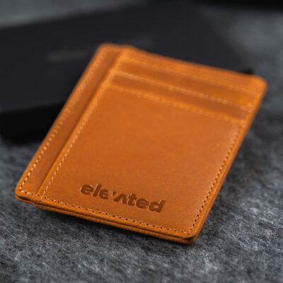 KT007 – Kaarditasku Elevated Minimal - Orange Brown otsevaates