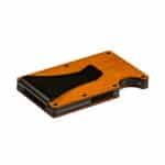 Puidust Kaarditasku Elevated Timber KT005 Clip kinnitus Copper Brown värv külgvaates