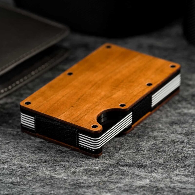 KT005 - Puidust kaarditasku - Copper Brown - ilma pikali kaartidega v2
