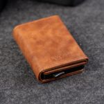 Kaarditasku Elevated Plus 2.15 Copper Brown, suletud, külgvaade