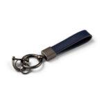 Praktiline PU-nahast võtmehoidja VH007 Cobalt Blue valgel taustal